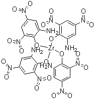 CAS 登录号：63868-82-6, 四(2-氨基-4,6-二硝基苯酚)锆
