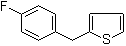 structure of CAS# 63877-96-3, 2-(4-Fluorobenzyl)thiophene