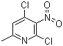 structure of CAS# 63897-12-1, 2,4-二氯-6-甲基-3-硝基吡啶