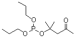 CAS # 6399-79-7, Phosphorous acid 1,1-dimethyl-3-oxobutyl dipropyl ester