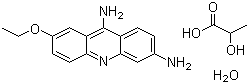 structure of CAS# 6402-23-9, 乳酸依沙吖啶(一水物)