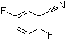 2,5-二氟苯腈分子结构 (CAS 64248-64-2)