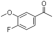 structure of CAS# 64287-19-0, 1-(4-Fluoro-3-methoxyphenyl)ethanone
