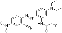 structure of CAS# 64294-88-8, Disperse Violet 63