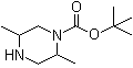 structure of CAS# 643041-20-7, 1-tert-Butoxycarbonyl-2,5-dimethylpiperazine