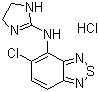 structure of CAS# 64461-82-1, 盐酸替扎尼定