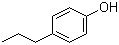 structure of CAS# 645-56-7, 4-Propylphenol