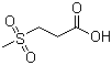 CAS 登录号：645-83-0, 3-(甲磺酰基)丙酸
