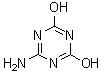 structure of CAS# 645-93-2, 2-氨基-4,6-二羟基均三嗪
