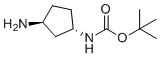 CAS # 645400-44-8, tert-Butyl N-((1S,3S)-3-aminocyclopentyl)carbamate
