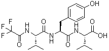 CAS 登录号：64577-63-5, N-(2,2,2-三氟乙酰基)-L-缬氨酰-L-酪氨酰-L-缬氨酸