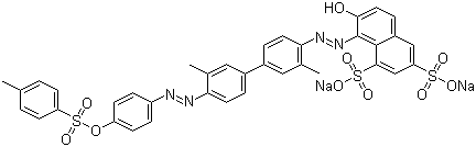 Acid Red 114 molecular structure (CAS 6459-94-5)