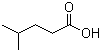 structure of CAS# 646-07-1, 4-Methylvaleric acid