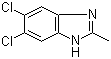 structure of CAS# 6478-79-1, 5,6-二氯-2-甲基苯并咪唑