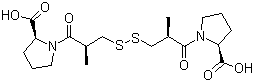 structure of CAS# 64806-05-9, 卡托普利二硫化物