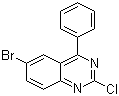 structure of CAS# 64820-57-1, 6-溴-2-氯-4-苯基喹唑啉