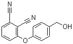 structure of CAS# 649553-08-2, 3-[4-(羟基甲基)苯氧基]-1,2-苯二甲腈
