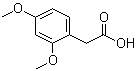 structure of CAS# 6496-89-5, 2,4-Dimethoxyphenylacetic acid