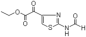 structure of CAS# 64987-03-7, Ethyl 2-(formylamino)-4-thiazoleglyoxylate