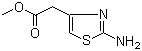 structure of CAS# 64987-16-2, Methyl 2-amino-4-thiazoleacetate