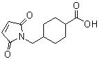 structure of CAS# 64987-82-2, N-(4-Carboxycyclohexylmethyl)maleimide
