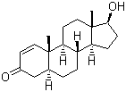 structure of CAS# 65-06-5, 1-Testosterone