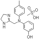 structure of CAS# 65-28-1, 甲磺酸酚妥拉明