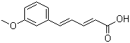 CAS # 6500-63-6, 5-(3-Methoxyphenyl)-2,4-pentadienoic acid