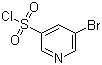 structure of CAS# 65001-21-0, 5-Bromopyridine-3-sulphonyl chloride