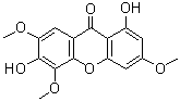 CAS # 65008-17-5, 3,8-Dihydroxy-2,4,6-trimethoxyxanthone
