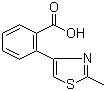 2-(2-Methyl-4-thiazolyl)benzoic acid molecular structure (CAS 65032-66-8)