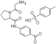 structure of CAS# 65096-46-0, 甘氨酰-N-(4-硝基苯基)-L-脯氨酰胺 4-甲基苯磺酸盐