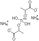 structure of CAS# 65104-06-5, 二(2-羟基丙酸)二氢氧化二铵合钛