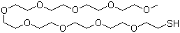structure of CAS# 651042-84-1, 2,5,8,11,14,17,20,23,26-九氧杂二十八烷-28-硫醇