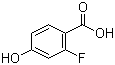 structure of CAS# 65145-13-3, 2-氟-4-羟基苯甲酸