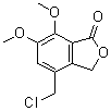 structure of CAS# 6518-91-8, 4-(Chloromethyl)meconin