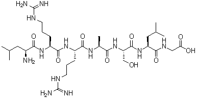 structure of CAS# 65189-71-1, Kemptide