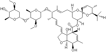 structure of CAS# 65195-56-4, 阿维菌素 B1b