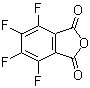 structure of CAS# 652-12-0, 3,4,5,6-四氟苯酐