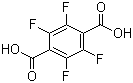 CAS # 652-36-8, Tetrafluoroterephthalic acid, 2,3,5,6-Tetrafluoro-1,4-benzenedicarboxylic acid