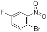 structure of CAS# 652160-72-0, 2-溴-5-氟-3-硝基吡啶