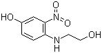 structure of CAS# 65235-31-6, 4-((2-Hydroxyethyl)amino)-3-nitrophenol