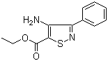 CAS # 65237-13-0, 4-Amino-3-phenyl-5-isothiazolecarboxylic acid ethyl ester