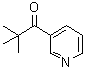 structure of CAS# 65321-29-1, 3-三甲基乙酰基吡啶