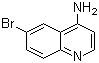 structure of CAS# 65340-73-0, 4-氨基-6-溴喹啉