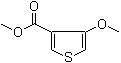 structure of CAS# 65369-22-4, 4-Methoxy-3-thiophenecarboxylic acid methyl ester