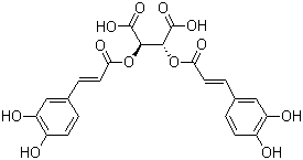 structure of CAS# 6537-80-0, 菊苣酸