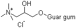 structure of CAS# 65497-29-2, 瓜儿胶羟丙基三甲基氯化铵