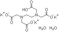 structure of CAS# 65501-24-8, 乙二胺四乙酸三钾二水合物