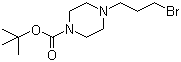 structure of CAS# 655225-02-8, 4-(3-溴丙基)哌嗪-1-羧酸叔丁酯